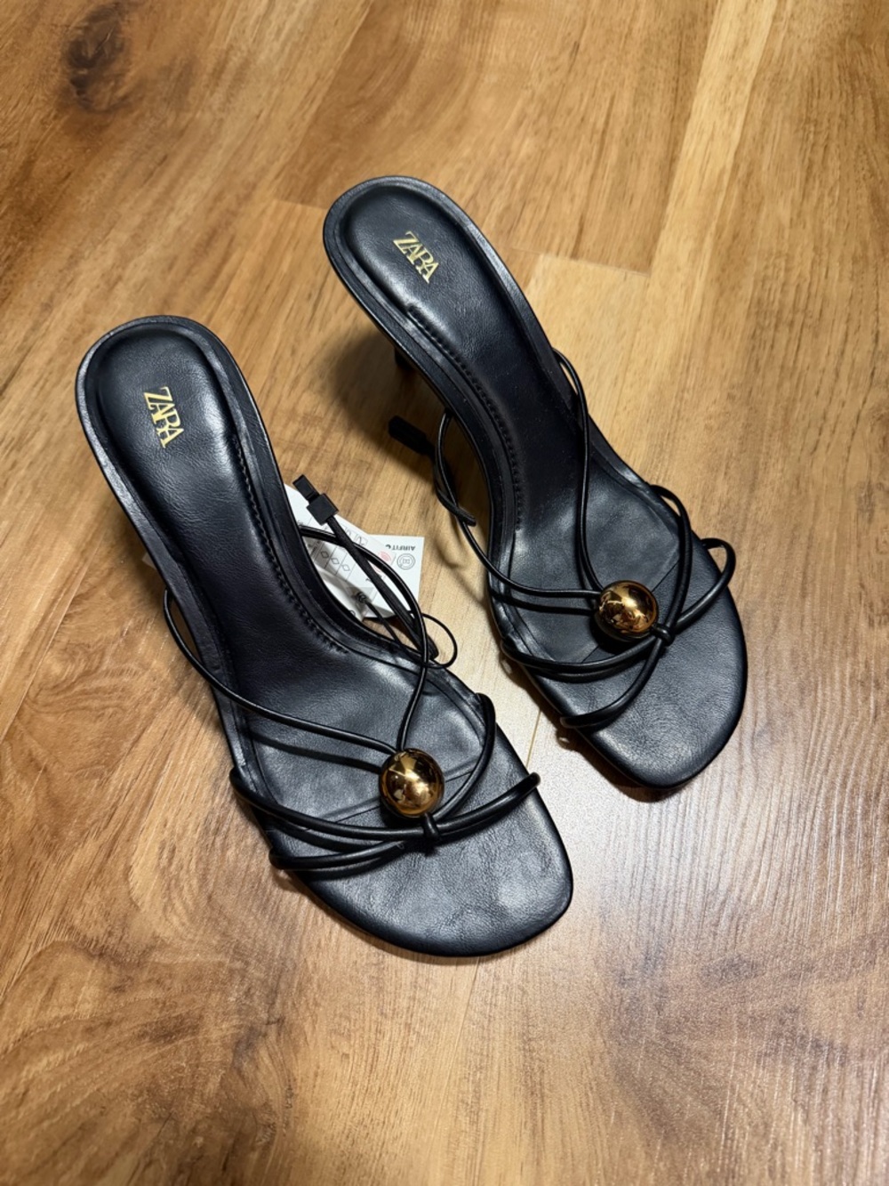 Zara - Gold Detailed Sandals